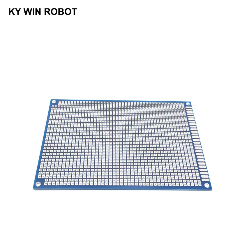 1pcs 8x12cm 80x120 mm Bule Single Side Prototype PCB Universal Printed Circuit Board Protoboard For Arduino