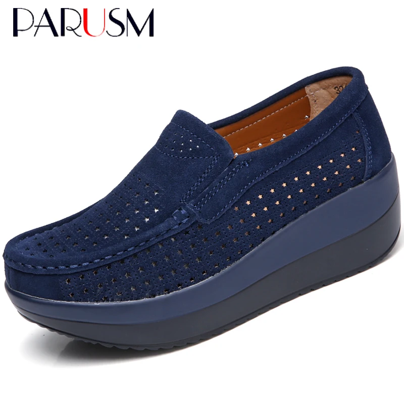 2024 wiosenne buty damskie platformy mieszkania trampki damskie zamszowe damskie buty w stylu casual Slip On mieszkania obcasy pnącza mokasyny