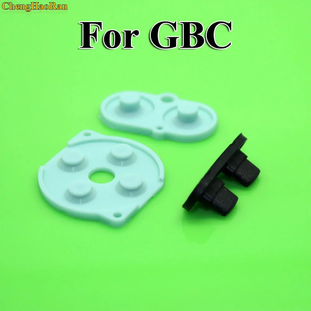 Jeu de 2 à 10 boutons en caoutchouc pour Nintendo Boy, en Silicone, conducteur A B, sélection du bouton de démarrage en caoutchouc pour GBC