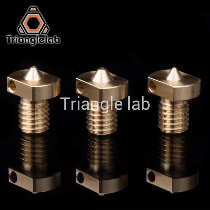 C Trianglelab 3D Printer NOZZLE Hotend V5 V6 for HOT END heat block upgrade kit for V6 HOTEND thermistor can be inserted