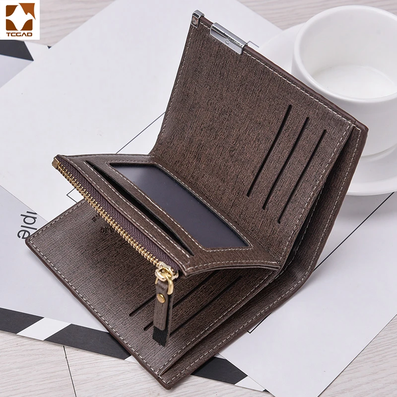 Tcgad男財布2019ショート財布billeteraのやつポルトミルフィーユpu男性ビッグポケットスキン財布2019ヴィンテージ高級男財布