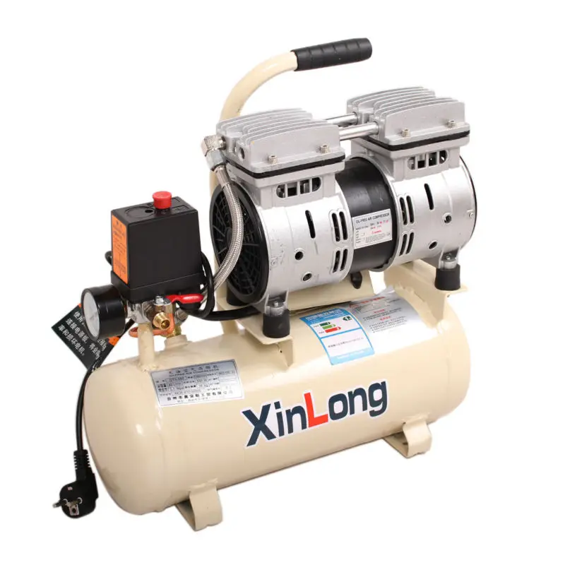 

NEW Silent Oil-Free Air Compressor, compressor for airbrush, for OCA Laminator Bubble Remover/ Vacuum LCD Separator 550W/8L Tank