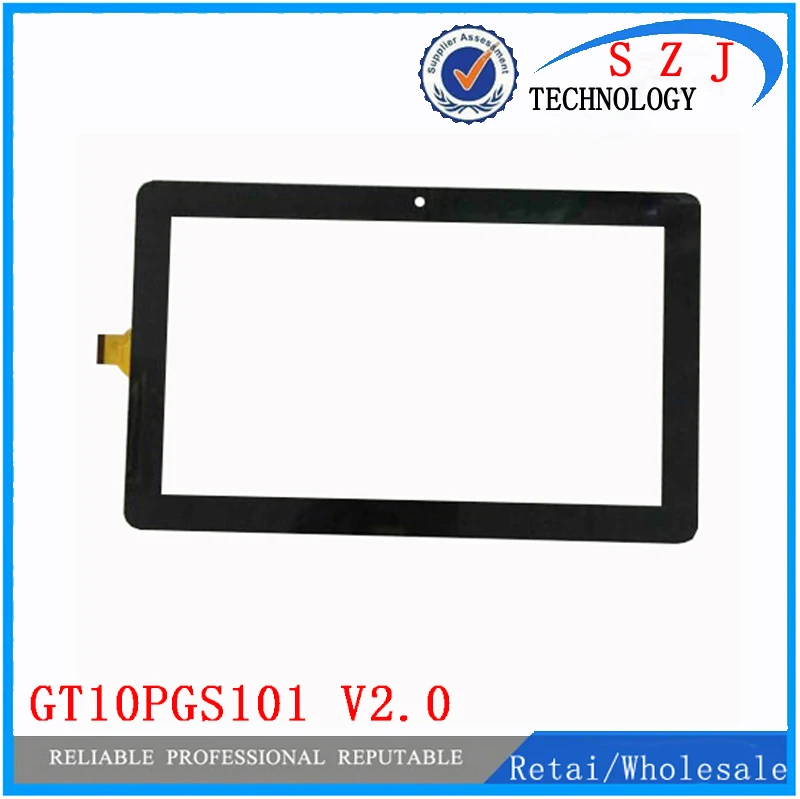 New 10.1'' inch GT10PGS101 V2.0 Compatible Trekstor SurfTab ST10408-9 3G Capacitive Touch screen Panel Free shipping