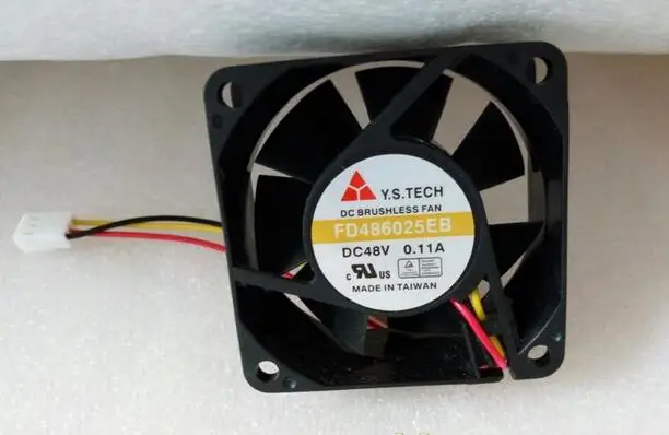 The original FD486025EB 6CM 6025 48V 0.11A three line fan