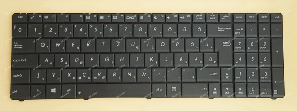 New HU Hungarian Magyar billentyűzet Keyboard for Asus N50V N51A N51T N51V N51T N52D N52J N53J N53S N53N Laptop , Black