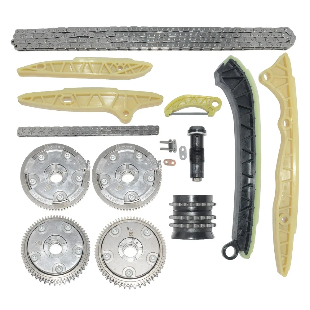 

AP02 Camshaft Adjusters + Timing Chain Kit For Mercedes M272 W164 W221 W211 W203 C230 C300 C350 E350 E500 ML450