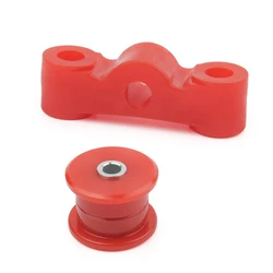 Red D-Series Energy Polyurethane Poly Shifter Bushings For Honda Civic EK EG 92-00 RS-SFN05