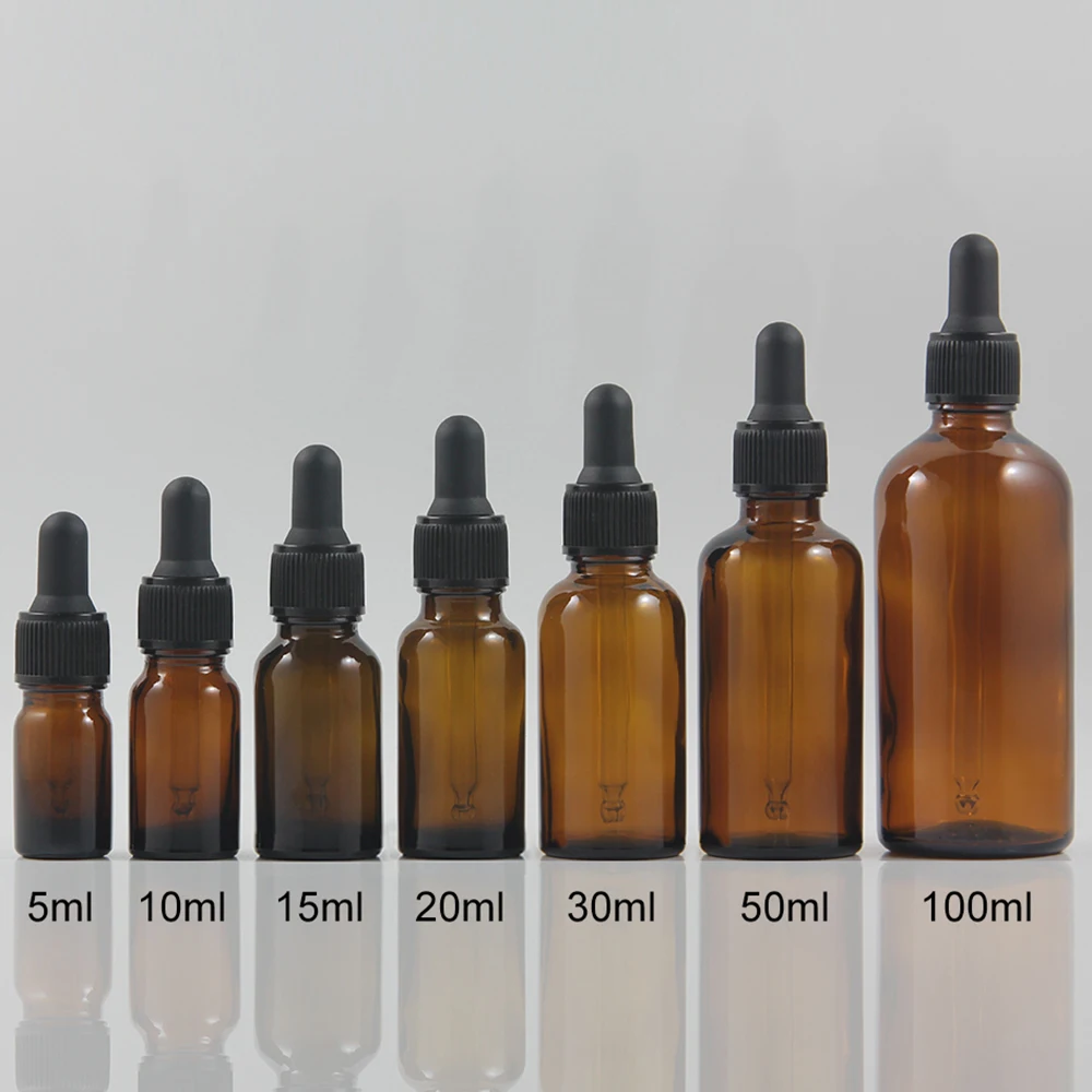 

China Manufactures 15ml small portable amber glass dropper bottle for skincare essential oil, 0.5ounce perfume container liquid