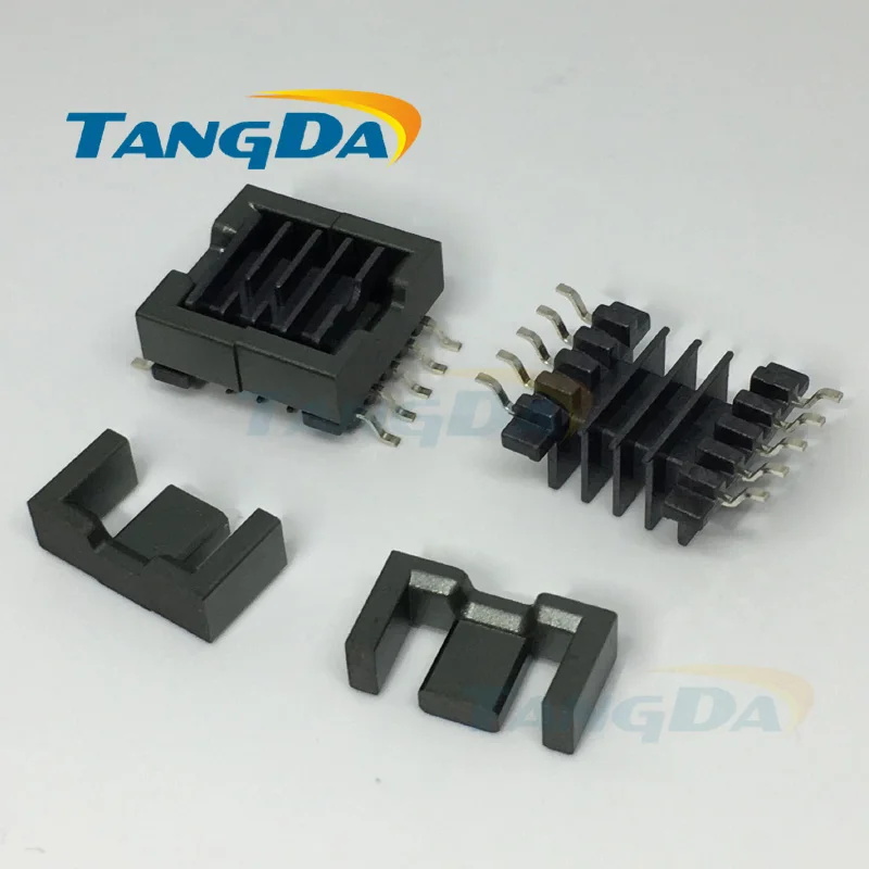 Tangda EFD EFD15 Type 5+5 pin 10P Bobbin magnetic core +skeleton ferrites High frequency Power Transformer housing 4 slot SMD A.