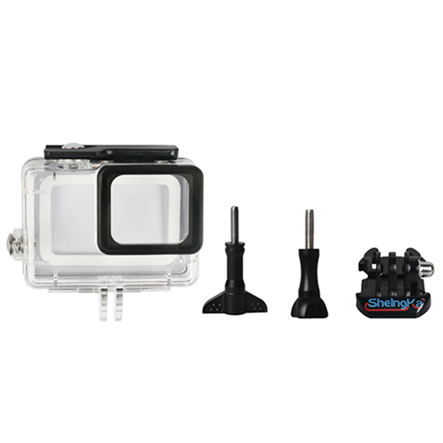 방수 하우징 프레임 쉘 보호 케이스 커버 액션 카메라 케이스 액세서리 Gopro Hero 5 Hero 6 Hero 7 Black