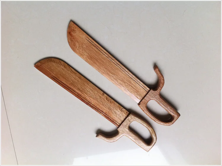 Ip Man 3 Natural Wooden Dummy Wing Chun Butterfly Swords, Double Knife, Bart Cham Dao, Martial Arts, Chinese Kung Fu Equipment