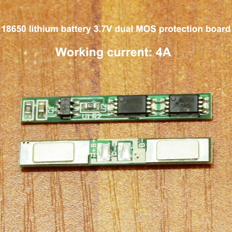 

18650 lithium battery dual MOS protection board 3.7V battery protection board 18650 lithium battery side plus protection board