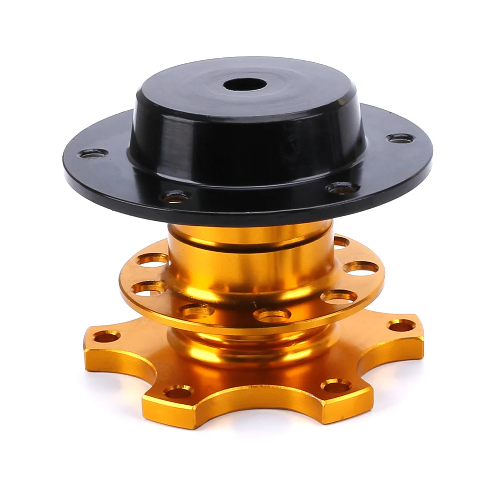 Universal 6 Hole Racing Steering Wheel Quick Release Hub Volante Quick Release Hub Adapter Removable Snap Off Boss Kit