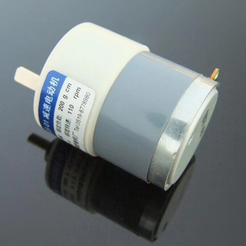 hight quanlity 530 Mini DC gear motor 6v 110rpm Gear Reducer Motor 200g.cm for DIY model