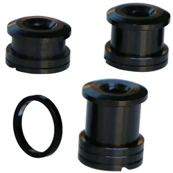 10pcs MTB mountain fold bike refitting carbon fiber crankset monoblock screw crank chain wheel fix disc bolt nut For brompton