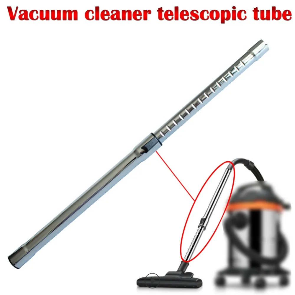 Metal Telescopic Pipe Straight Tube Extension Tube For all type Vacuum Cleaner accessories parts not brush filter hose hepa