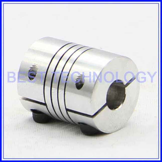 6pcs CNC Stepper motor shaft connector 8 x 10mm Flexible Shaft Coupling Clamp  Coupler Connector  Diameter 25mm Length 30mm