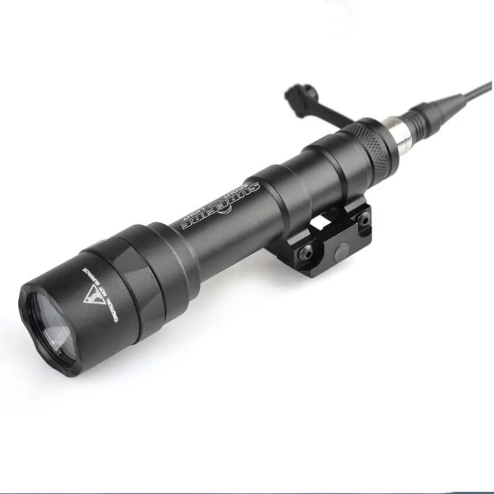 

Tactical SF M600U Scout light LED 500 Lumens LED XP-G R5 Pistol Flashlight Full Version Hunting Waterproof Torch