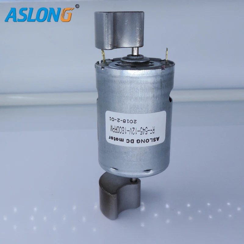 RF-545 high vibration motor for Massage chair  double vibrating motor  24v dc motor12v  DC MOTOR Dual 33mm vibration block .