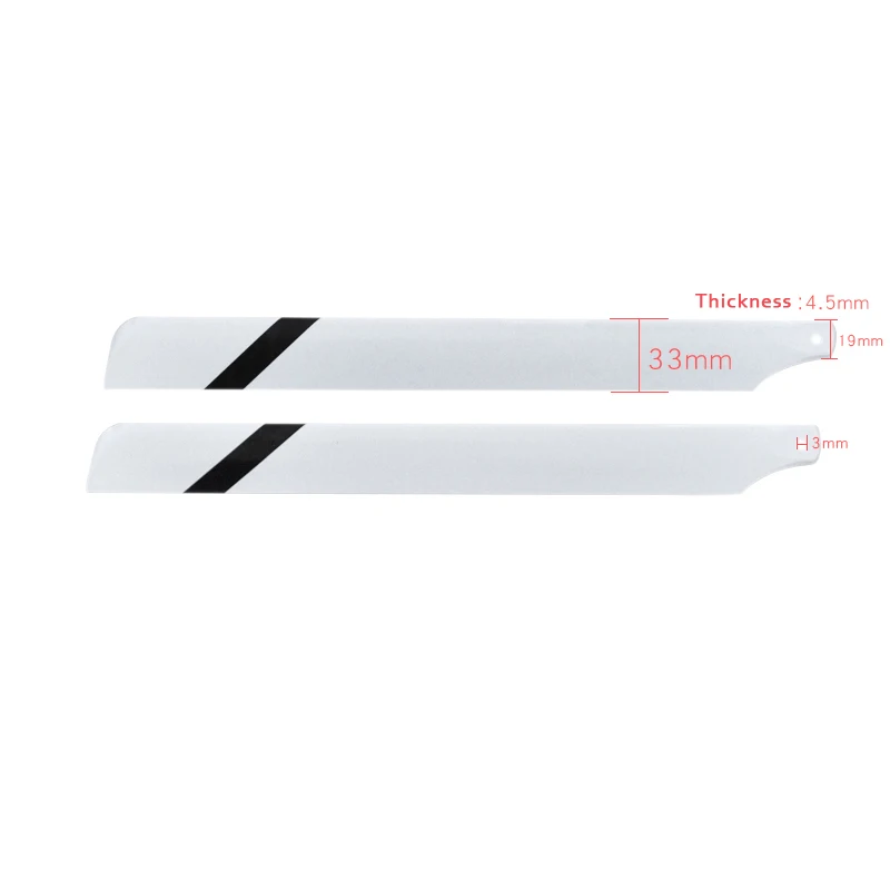 1Pair Glass Fiber Main Blade 325mm for Trex 450 SE V2 V3 Pro Sport RC Helicopter Drone Accessories