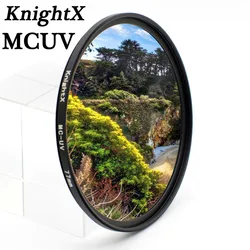 KnightX 49mm 52mm 58MM 62mm 77MM MC uv filter 67mm Lens Filter UV for Nikon d750 700d d70 d90 for canon 1200d d3200 d3300 d5200