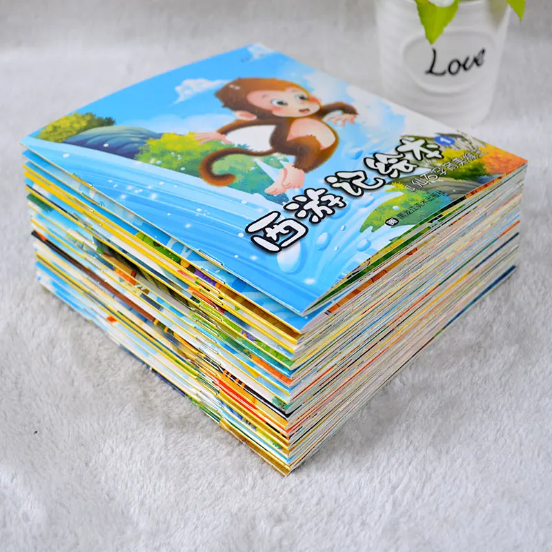 20pcs/set Chinese bedroom short stories book pin yin loverly pictures children chinese famous Journey to the West