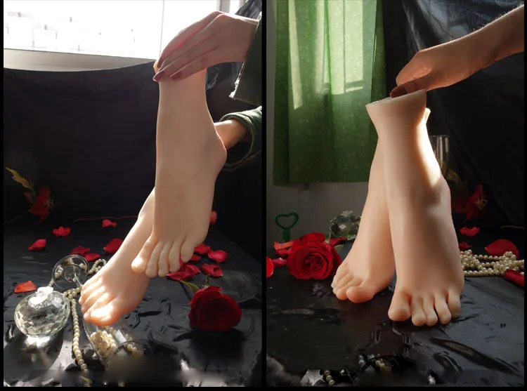 Free Shipping!! Newest Asian Girls Foot Clones Feet Worship Fetish Foot Fetish Jobs Toys Mannequin Real Skin Free Shipping image 5