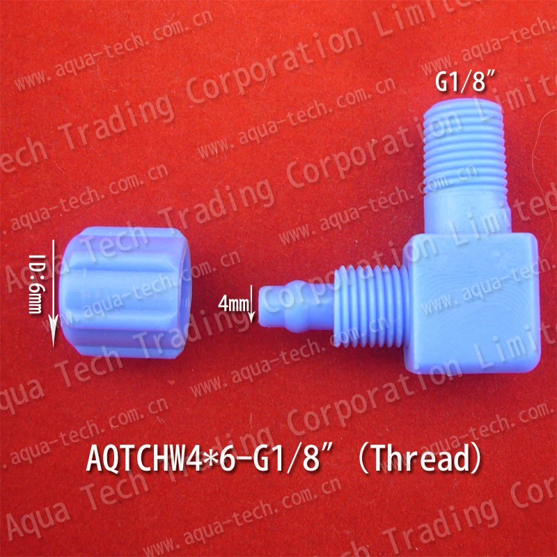 

AQTCHW4*6-G1/8" plastic quick elbow joint,hose connector,tube fittings,high pressure connector