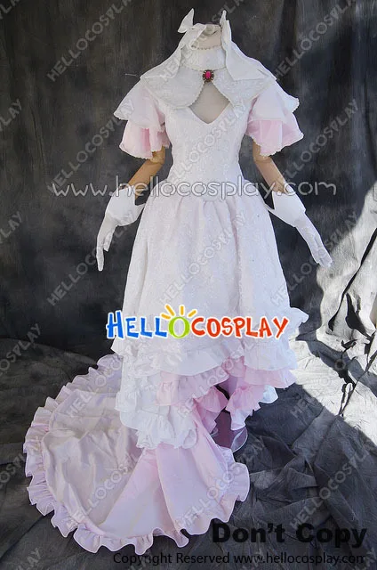 Puella Magi Madoka Magica Cosplay Madoka Kaname Luxe Jurk Kostuum H008