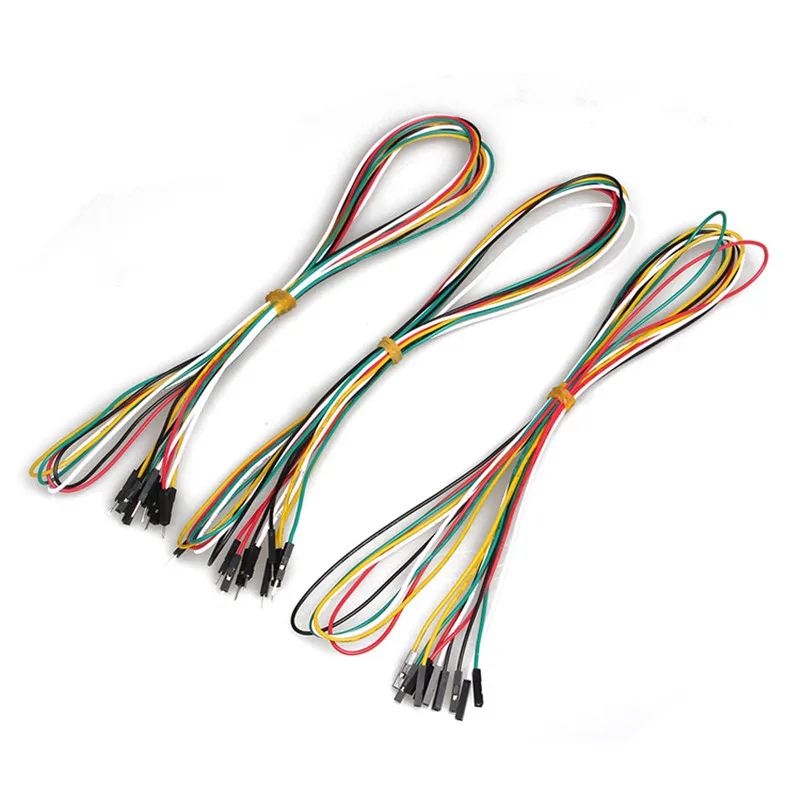 1M Breadboard Jumper Wires 20pcs/lot 1pin 100cm M-M M-F F-F 2.54mm DuPont Cable Line for Electronic DIY Experiment