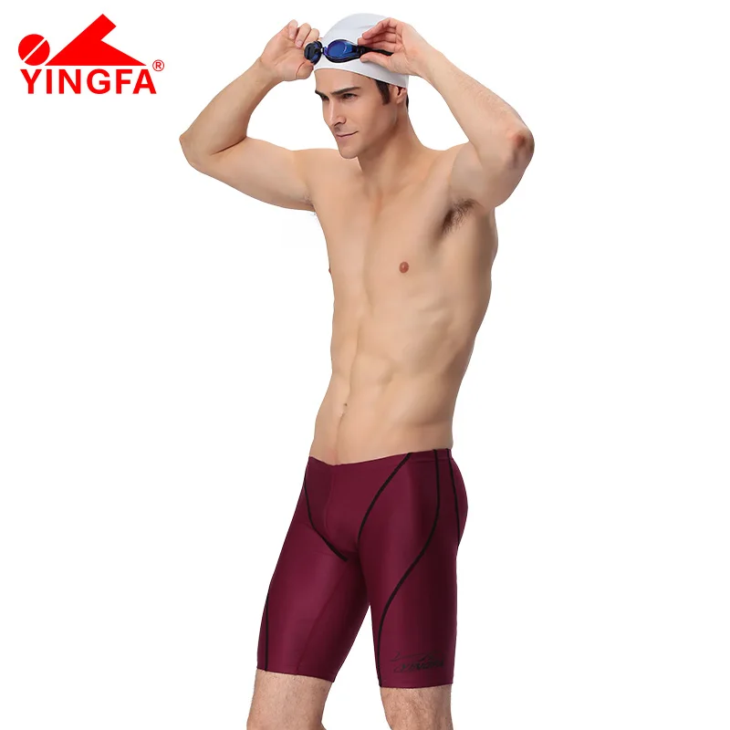 Yingfa Swimwear Men Fina Swimsuit Competitive Swimming jammers For Boys Bathing Suit Mens Swim Shorts Swimming trunks swim suit