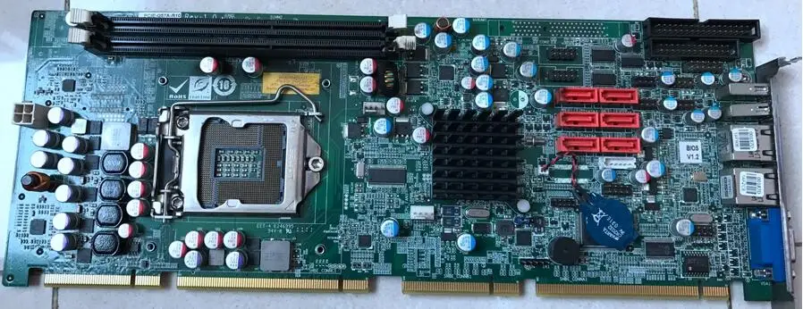 PCIE-Q57A-R10 REV 1.0 board used in good condition