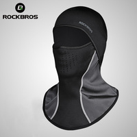 ROCKBROS Bicycle Balaclava Ski Mask Men's Winter Cap Thermal Fleece Scarf Shield Outdoor Motorcycle Bike Cycling Face Mask