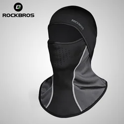 ROCKBROS bicicletta passamontagna maschera da sci berretto invernale da uomo sciarpa termica in pile scudo Outdoor moto bici ciclismo maschera per il viso