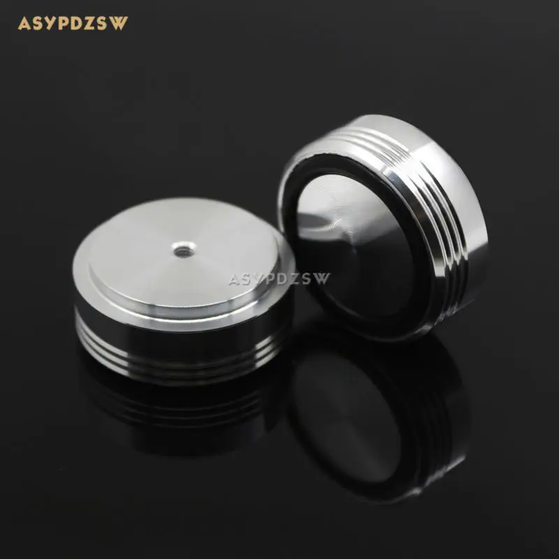 하이엔드 하이라이트 실버 알루미늄 39x17 프리 앰프/앰프 랙 풋 피트 4 피스