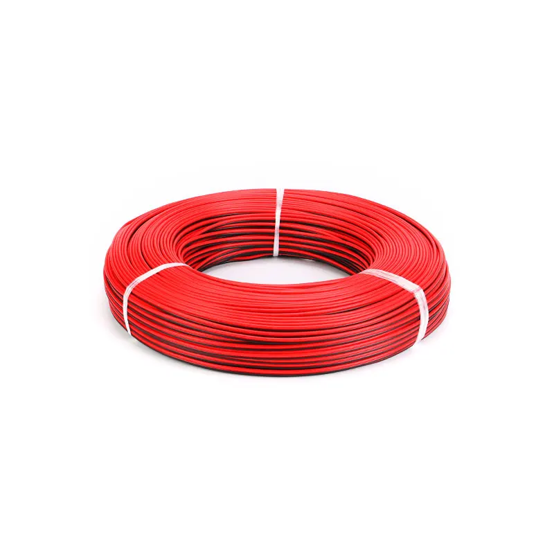 1 Meter RVB Cable Electrico Copper Rubber LED Wire Red Black 2Pin Insulated Extend Cord Car Audio Cable Speaker Wire Cable PVC