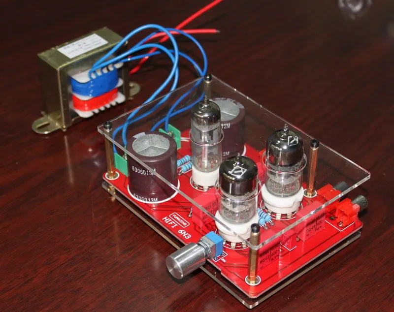 6N3 Tube rectifier tube pre-amplifier board / Streaking version amplifier board (with transformer )