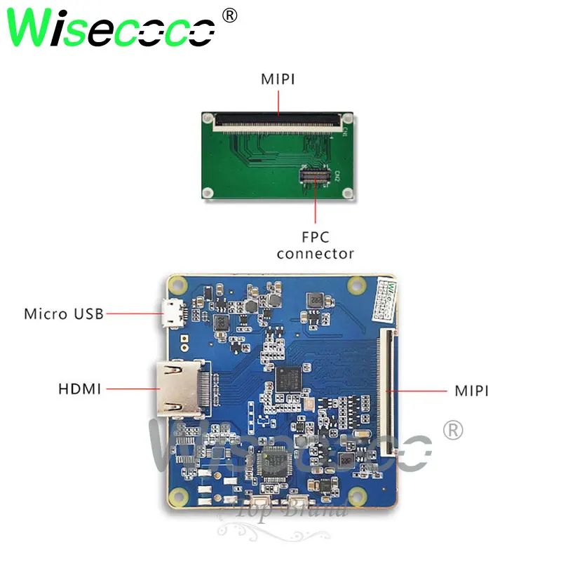 Imagem -05 - Tela Lcd de 5.9 Polegadas 1080*1920 Display com Placa de Controle Mipi Peças do Projetor