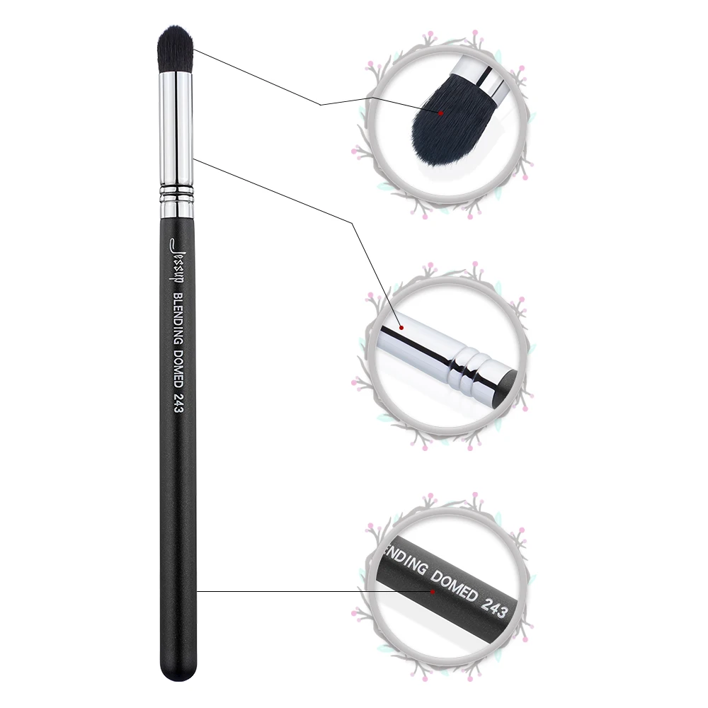 Jessup Eye Blending brush Makeup Synthetic hair Beauty tool Cosmetic Blending Domed Crease 243