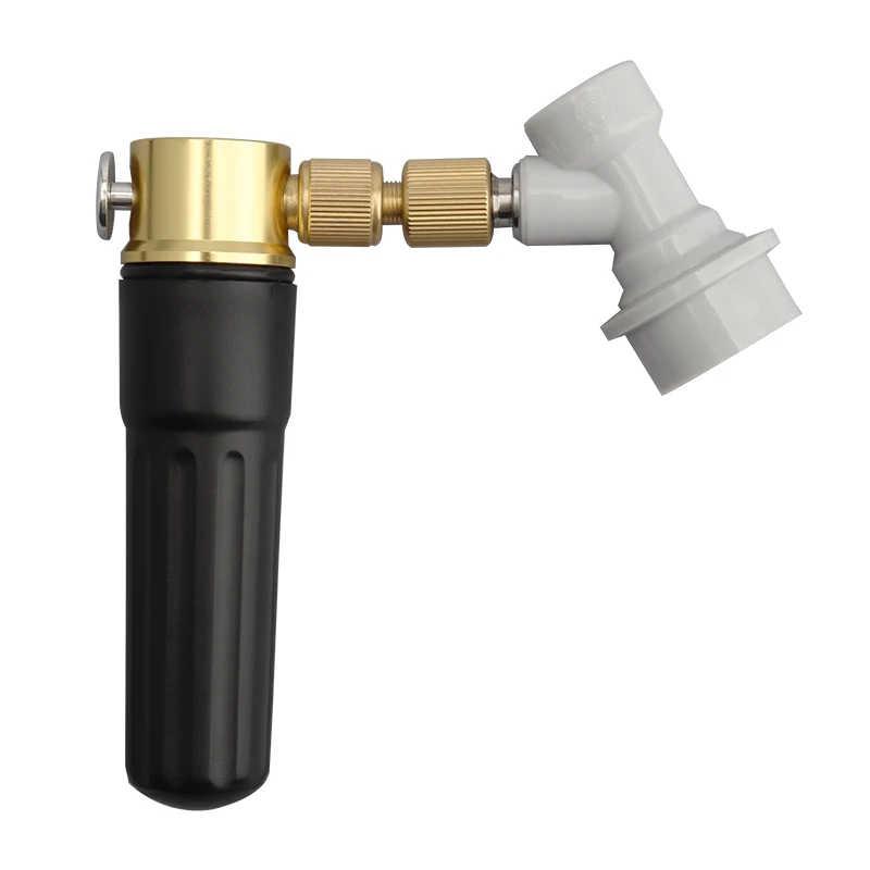 CO2 Keg Charger Home Brew Supplies Kegging Gas Charger Homebrew CO2 Cartridges with Gas Ball lock