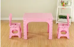 Table pour enfants. Ensemble de table pliante et de chaises en plastique Ao.com