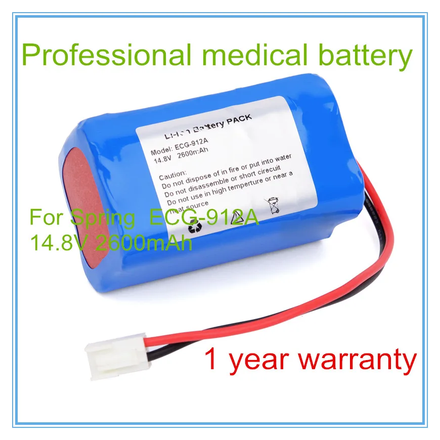 

Replacement For ECG-912A ECG EKG Vital Sign Monitor Battery