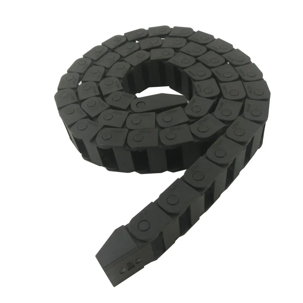 Transmission Chains 10 x 20mm Internal Size L1050mm Cable Chain Plastic Reinforced Nylon Towline Cable Drag Chain