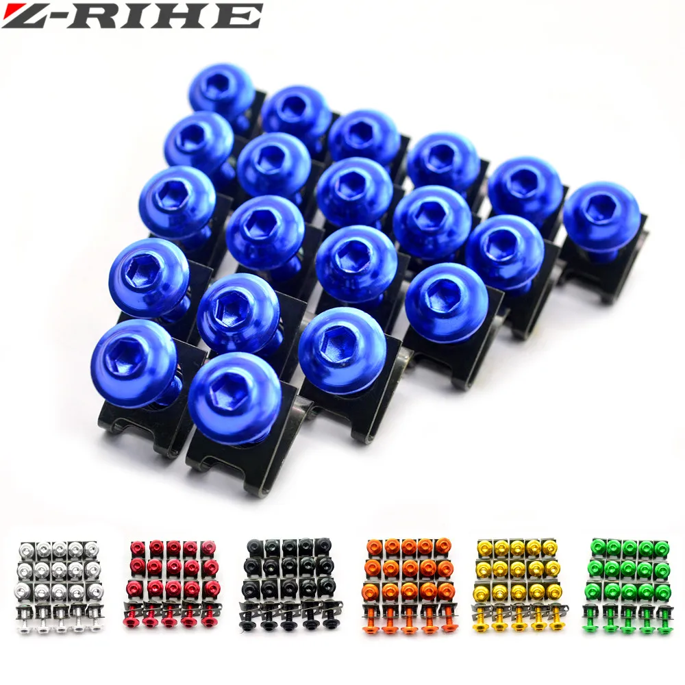 20X 6MM Motorcycle Accessories Fairing body work Bolts FOR yamaha MT -09 mt09 07 SJ6N XJ6 FZ6 SJ6S FZ6S FZ6 FAZER Tmax 530 500