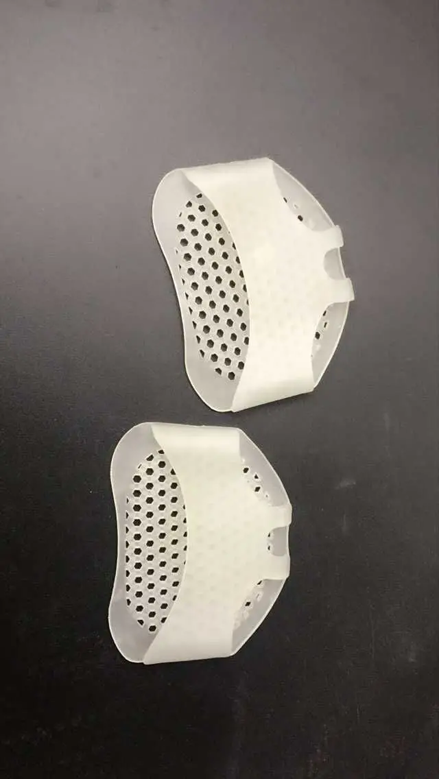 1 Paar Voetverzorging Tool Accessoire Siliconen Gel Kussen Pad Met Gat