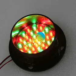 High Brightness DC12V Mix Red Green Customized 82mm LED Traffic Signal Light Lamp