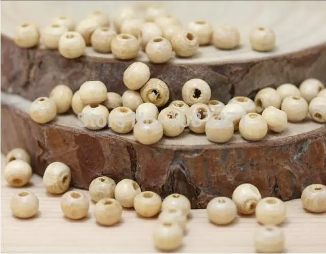 wholesale 5000pcs Natural Color round 4mm wood beads for jewelry accessories diy supplies KZ49