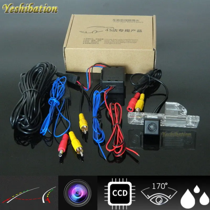 Yeshibation Car Dynamic Track HD waterproof wide-angle rear view reversing Camera For Buick Regal / 1997~2008