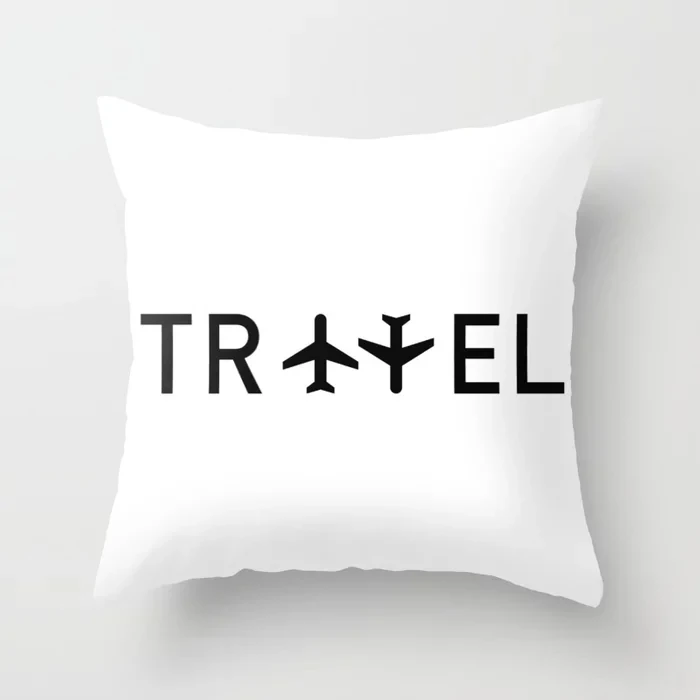 Top Fashion Luxury Travel and enjoy aircraft Cool Square Vintage Special Pillow Cover Zipper Throw Pillowcase Unique Pillow Sham