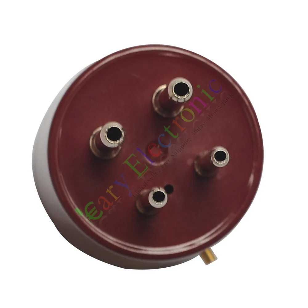 Оптовая и розничная продажа, 2 шт., 4-контактные красные бакелитовые розетки для вакуумных трубок, основание клапана для аудиоусилителя U4A 300B 811, бесплатная доставка